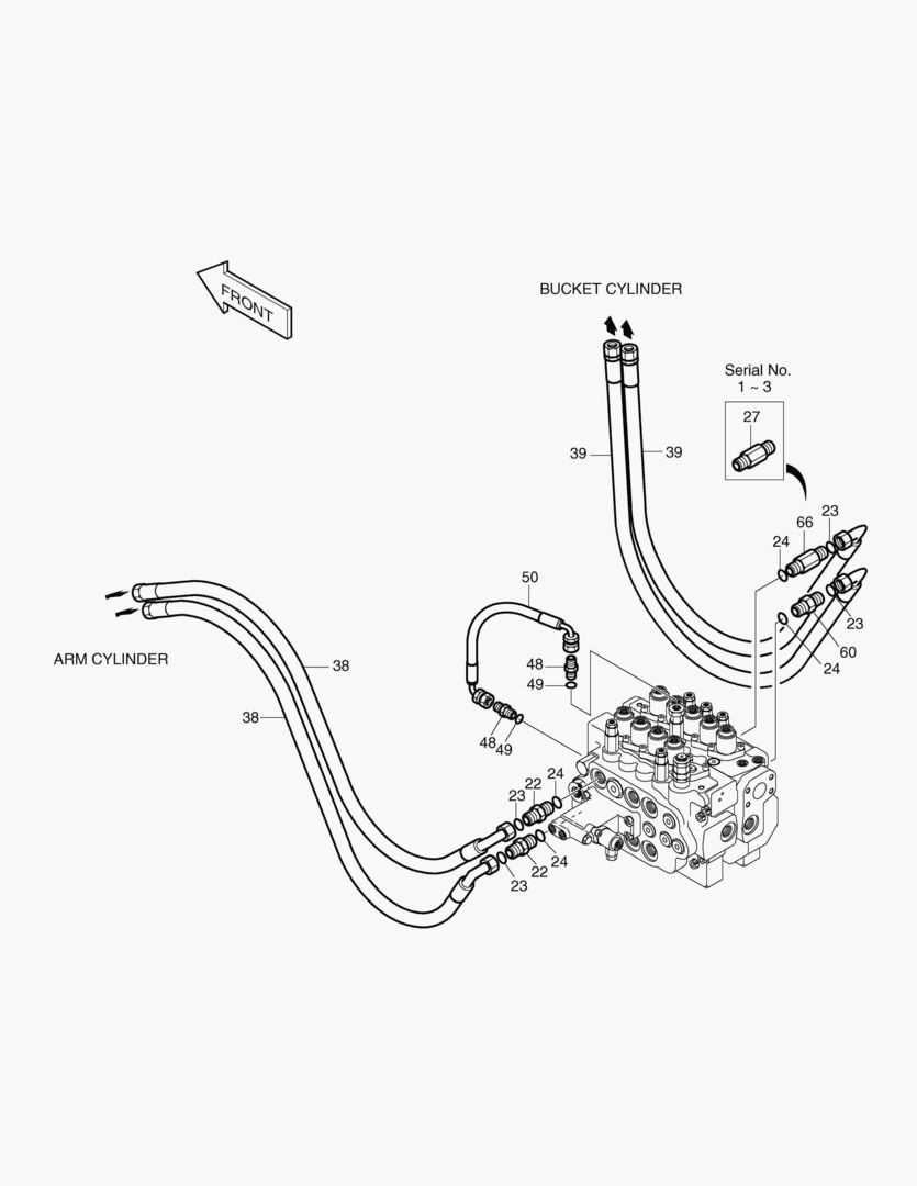 ГЛАВНАЯ МАГИСТРАЛЬ(3)-РУКОЯТЬ,КОВШ