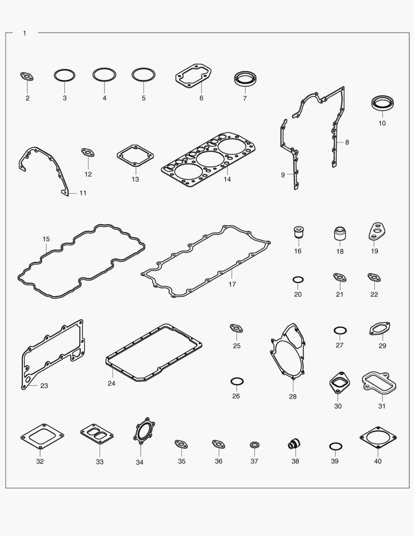 029 OVER HAUL GASKET KIT - ALL