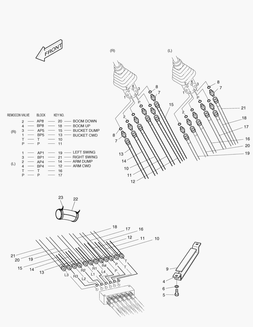 ТРУБОПРОВОД СЕРВОУПРАВЛЕНИЯ(5-1)-ISO ТИП