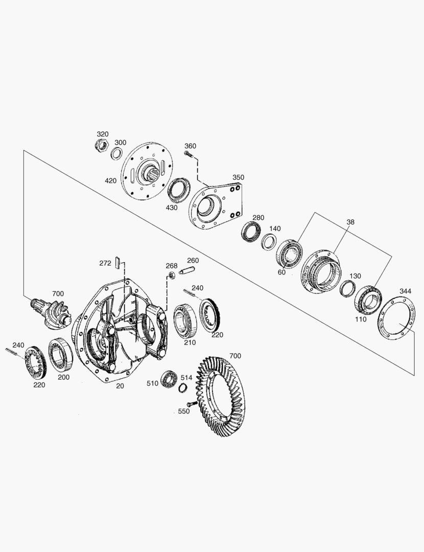 3301 DIFFERENTIAL CARRIER-FRONT AXLE [2077~]