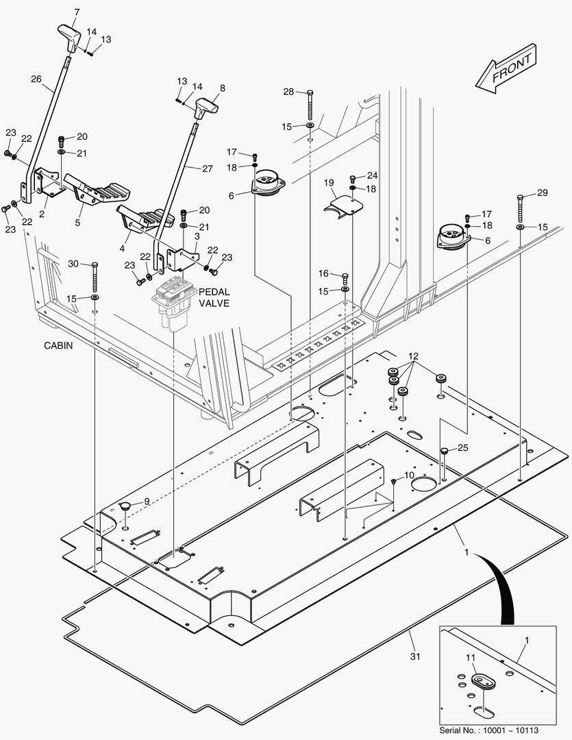 Спецтехника 6340 FLOOR PLATE(OREGON CABIN) - главное фото