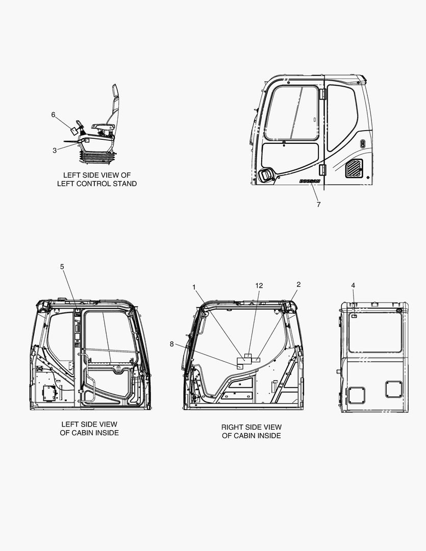 ЗАВОДСКАЯ ТАБЛИЧКА - КАБИНА