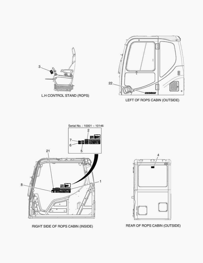 ЗАВОДСКАЯ ТАБЛИЧКА - КАБИНА