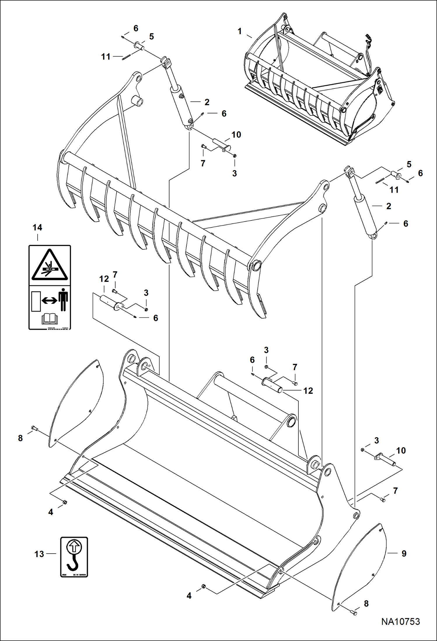 ГРЕЙФЕРНЫЙ КОВШ (РАМА) (B3KN)
