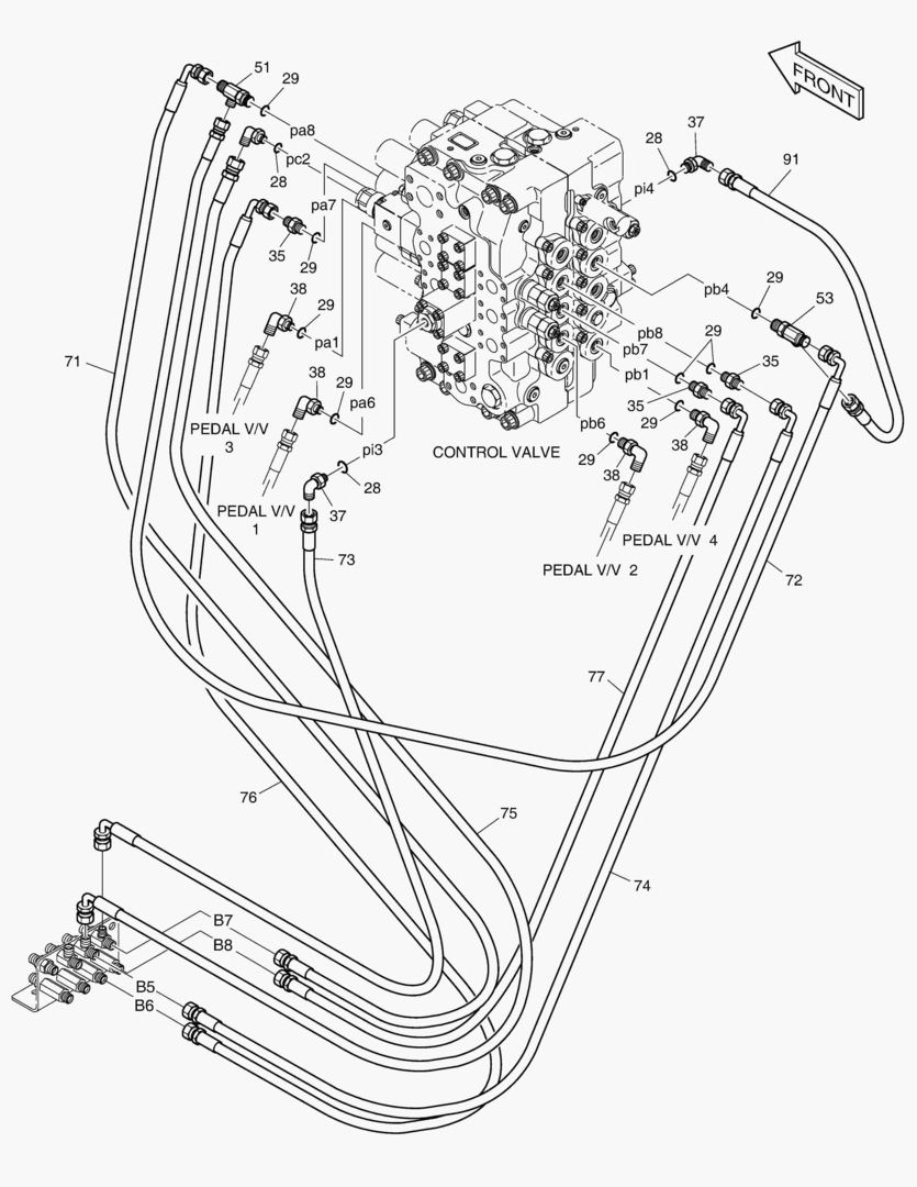 ТРУБОПРОВОД СЕРВОУПРАВЛЕНИЯ(4)