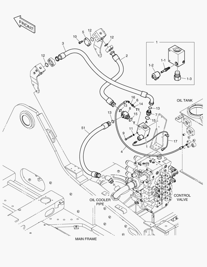 1370 MAIN PIPING(8) - ONE WAY