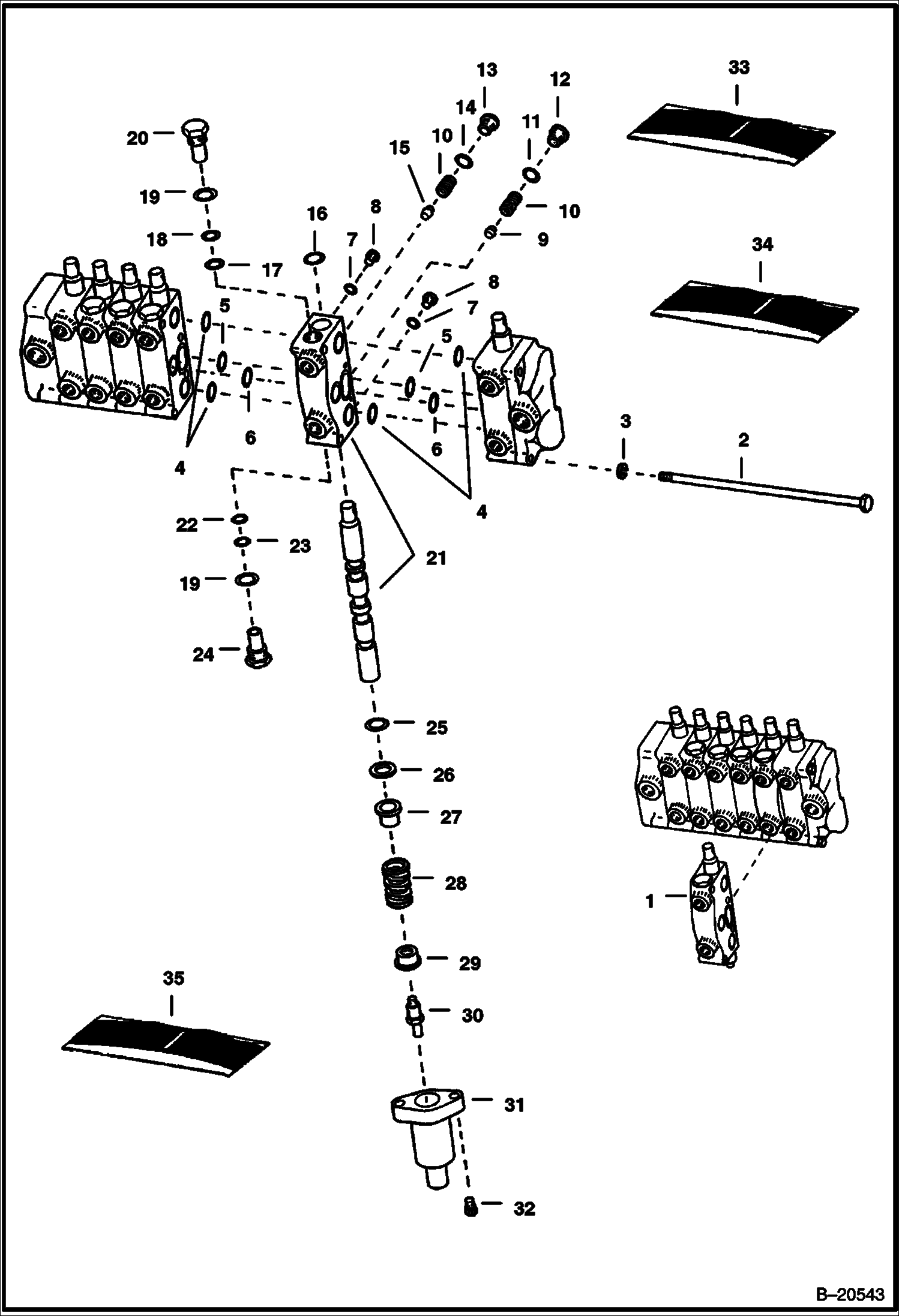 ЭКСКАВАТОР-ПОГРУЗЧИК (СЕКЦИЯ СТРЕЛЫ) (914)