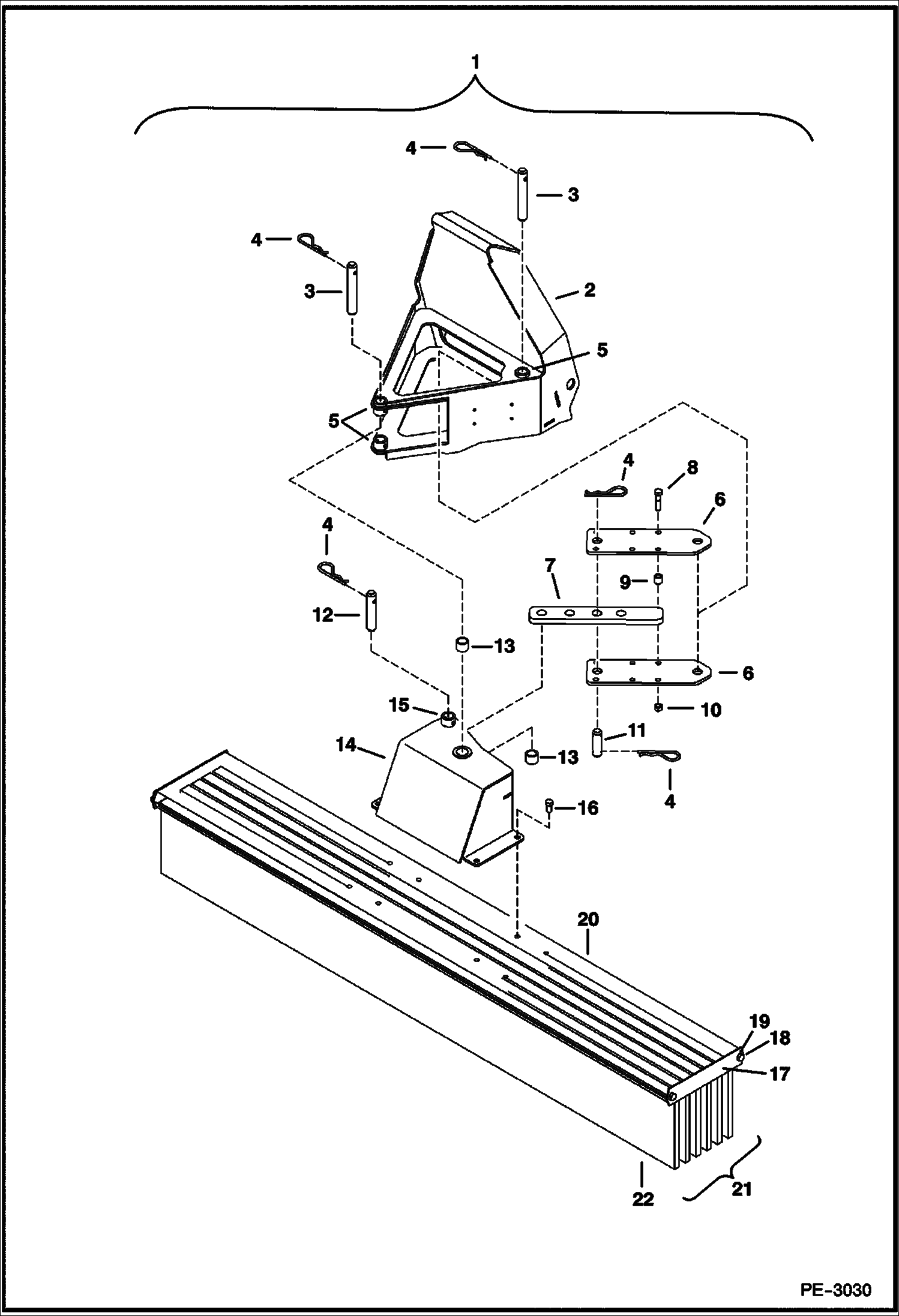 ЩЕТКА WHISKER (РАМА ШАССИ) (60-- A3HU) (2300 ВНЕДОРОЖНИК)