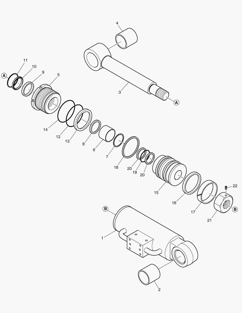 4331 DOZER CYLINDER [7118~]