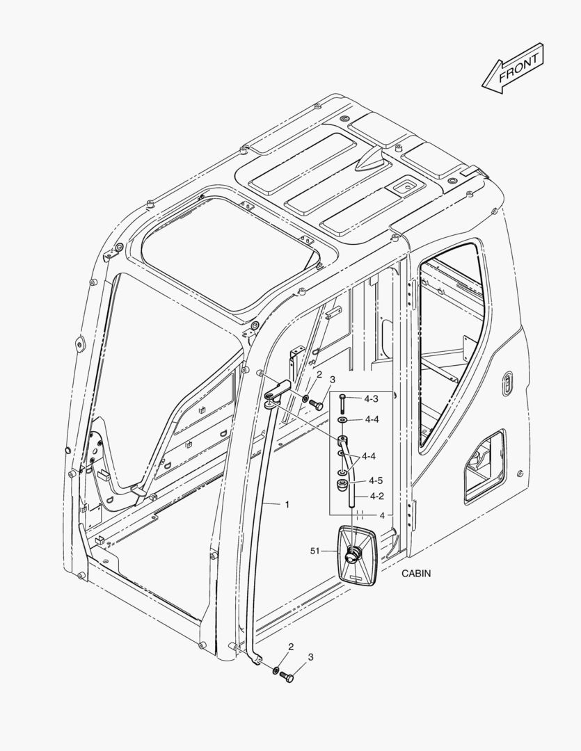 РУКОЯТКА - КАБИНА