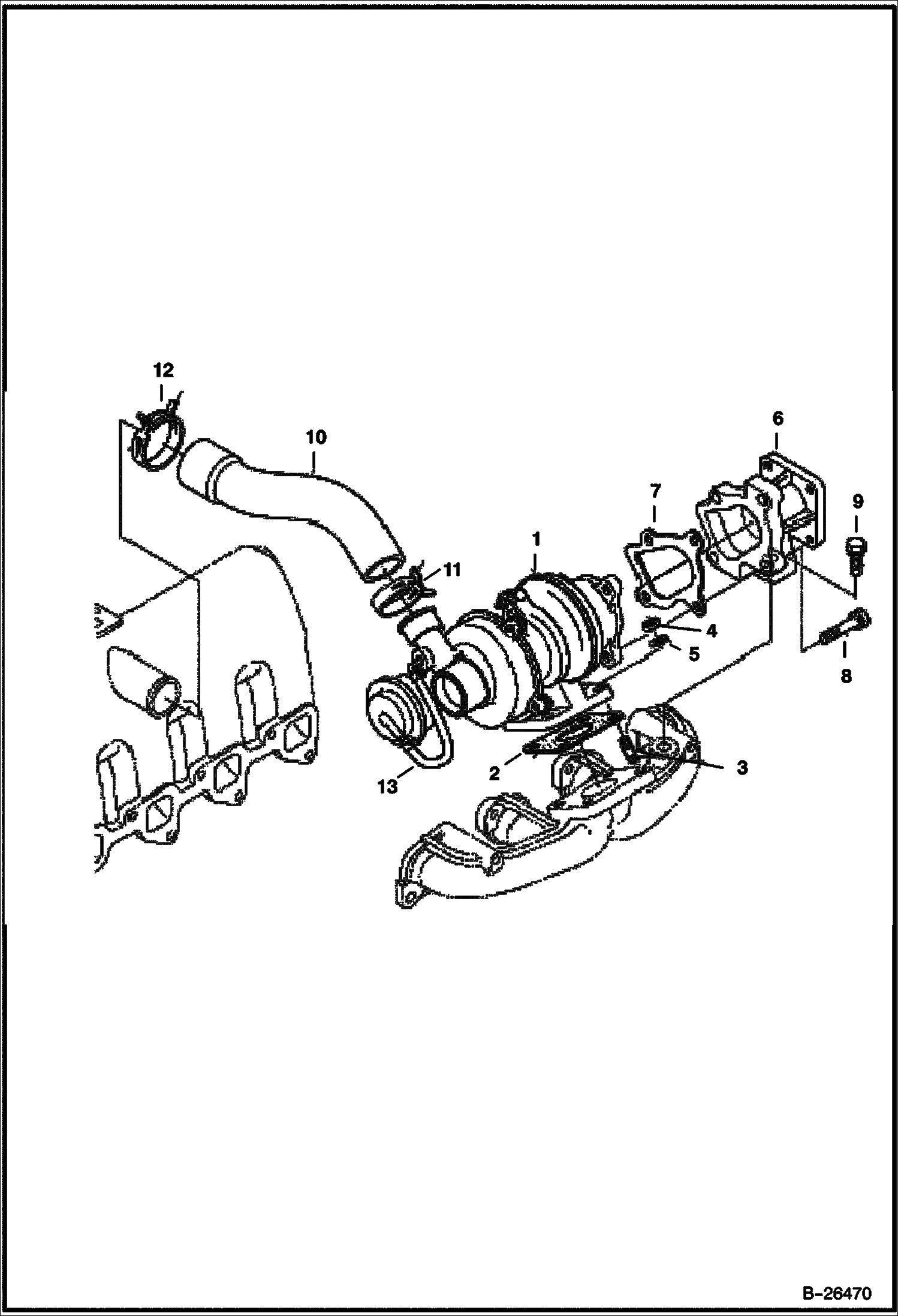 Спецтехника ТУРБОНАГНЕТАТЕЛЬ (KUBOTA - V2003-M-DI-T)