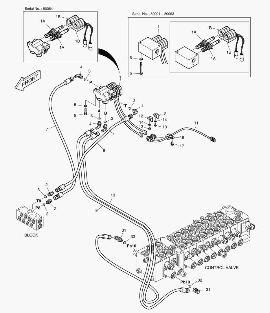 ТРУБОПРОВОД СЕРВОУПРАВЛЕНИЯ - ВРАЩАЮЩИЙСЯ