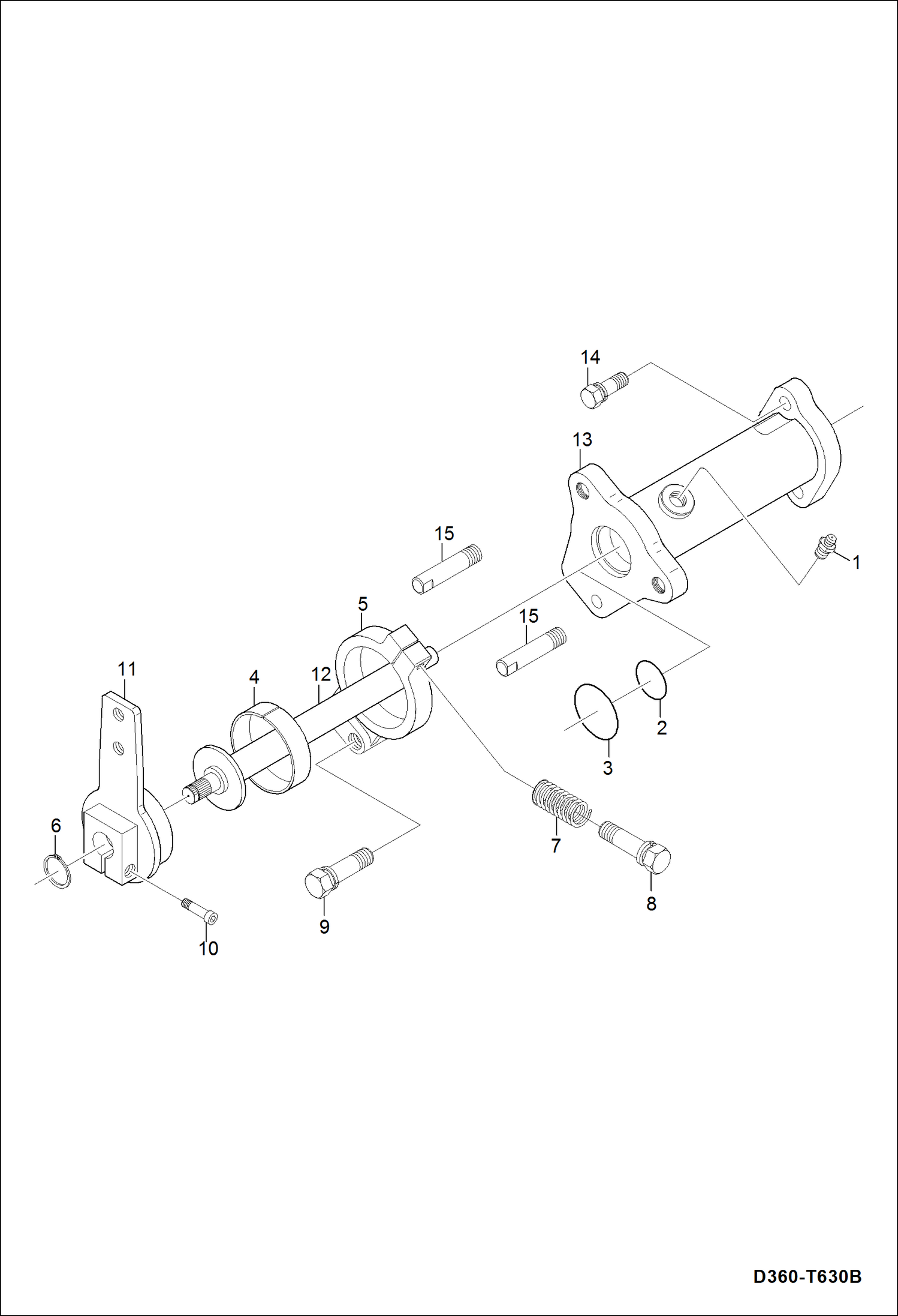 Схема ГИДРАВЛИЧЕСКАЯ СИСТЕМА УПРАВЛЕНИЯ 1
