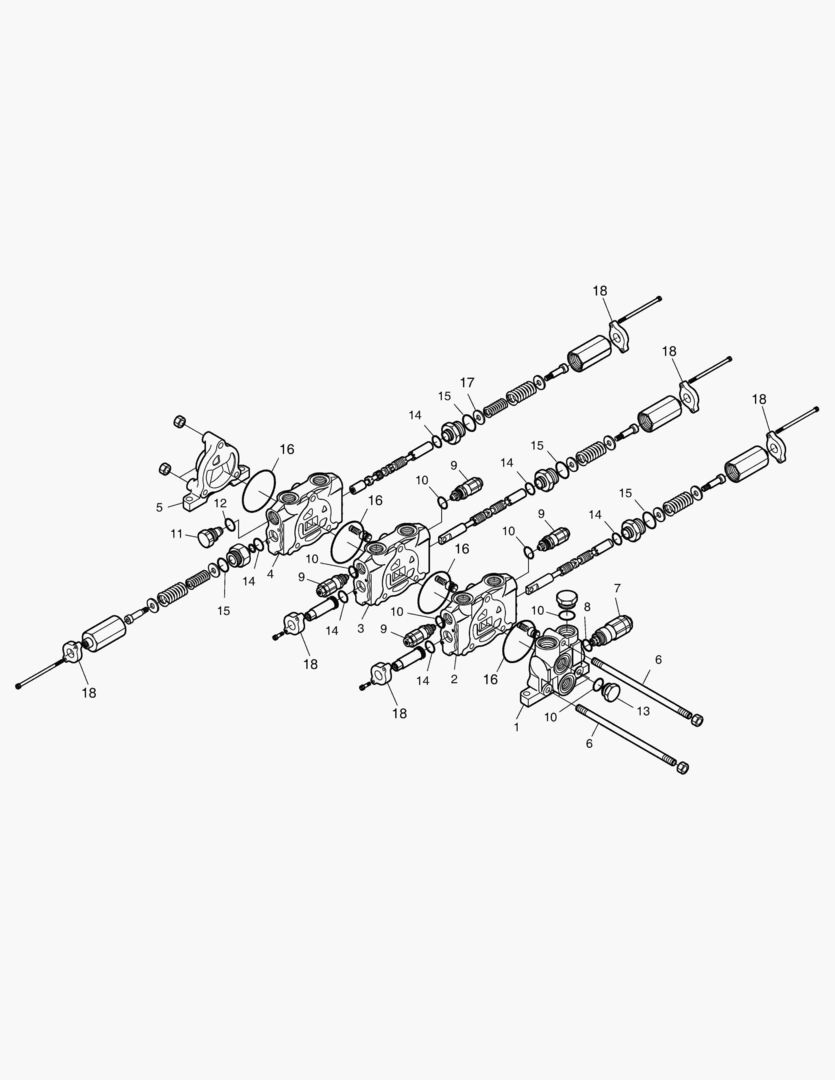 РЕГУЛИРУЮЩИЙ КЛАПАН(3-КАТУШКИ)