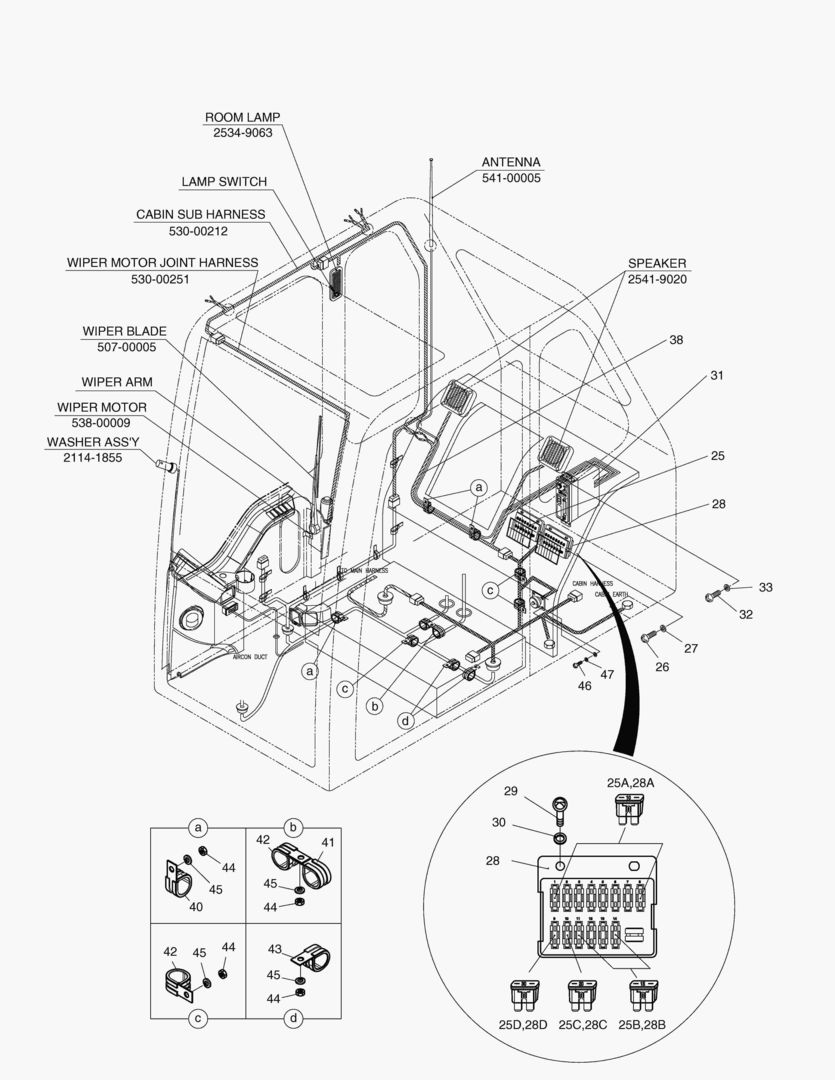 ЭЛЕКТРИЧЕСКИЕ ЗАПЧАСТИ(4)-КАБИНА