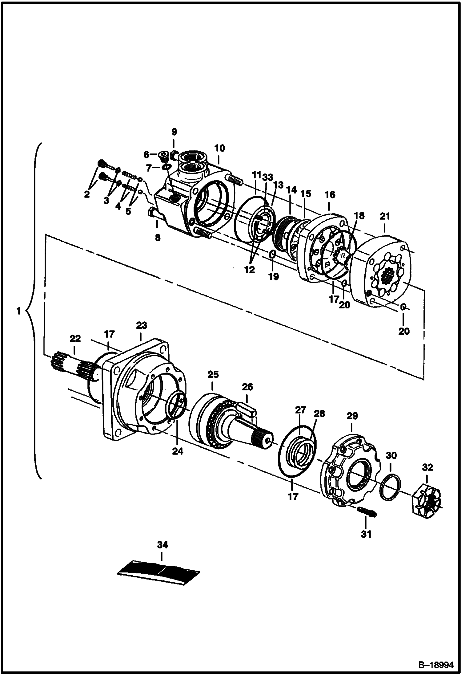 МАШИНА ДЛЯ ИЗМЕЛЬЧЕНИЯ ПНЕЙ (ДВИГАТЕЛЬ) (EATON) (SG60 2330)