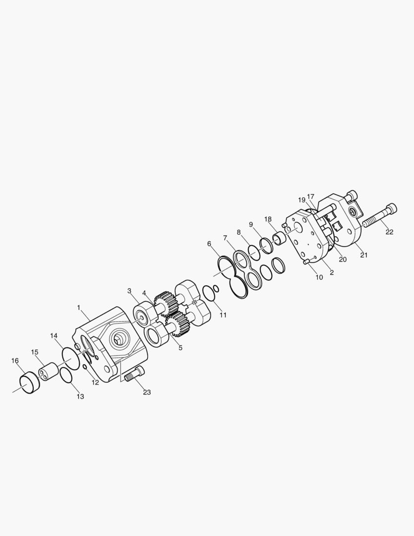4110 MAIN PUMP - GEAR PUMP [20001~23836]