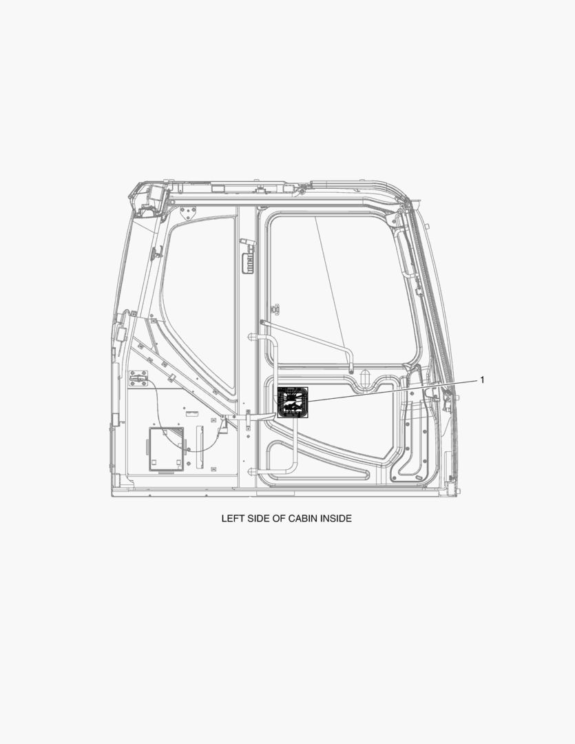 Спецтехника 5430 DECAL - LUBRICATION(EUROPE) [10157~]