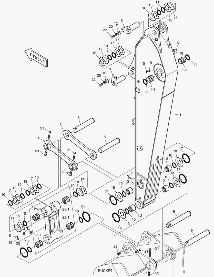 3200 ARM - 2.5m (DX140LCA)