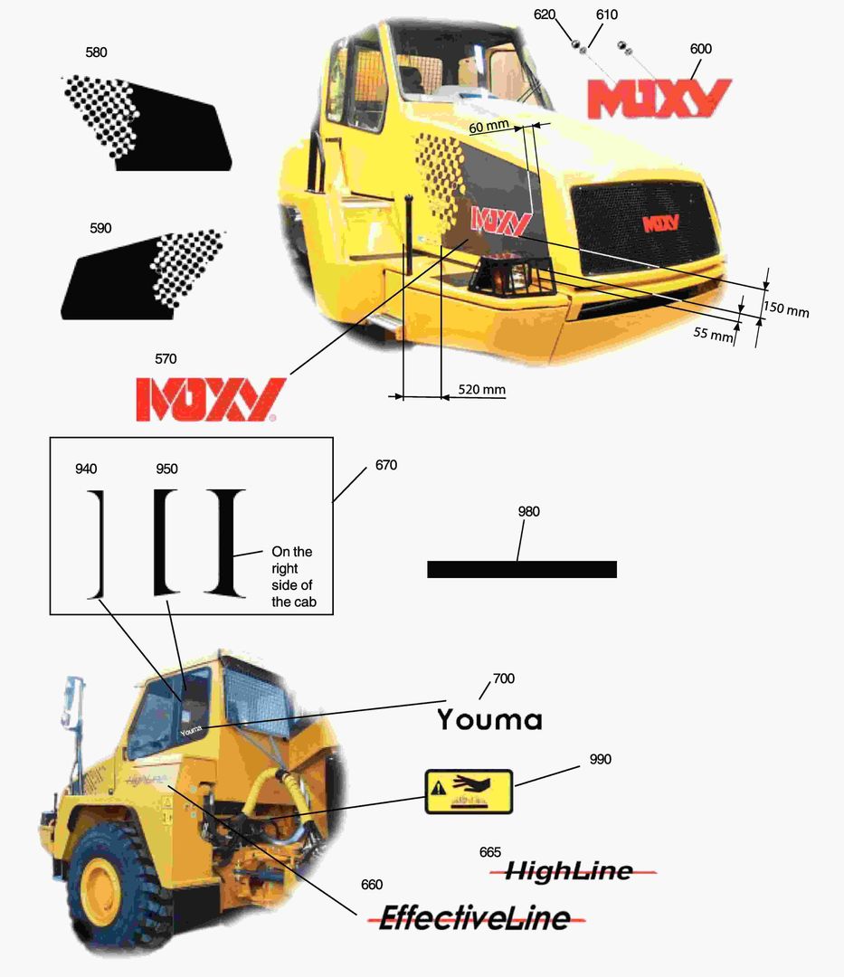 Схема G480-10 STICKERS