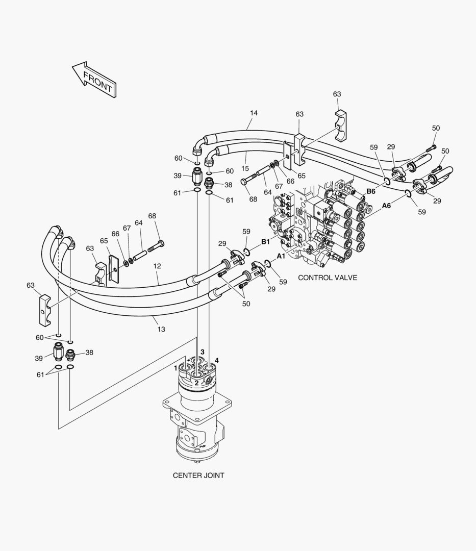 1310 MAIN PIPING(5) - CENTER JOINT [5001~17093]