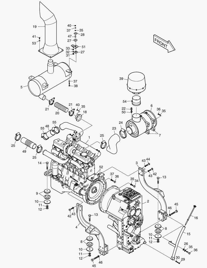 МОНТАЖ ДВИГАТЕЛЯ