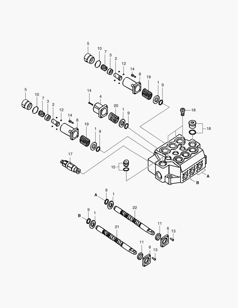 Спецтехника 4110 CONTROL VALVE