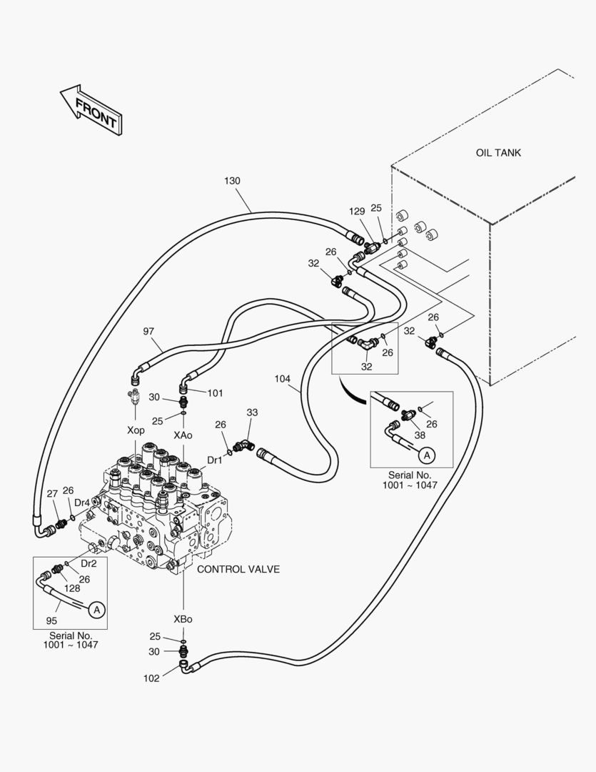 ТРУБОПРОВОД СЕРВОУПРАВЛЕНИЯ(8)
