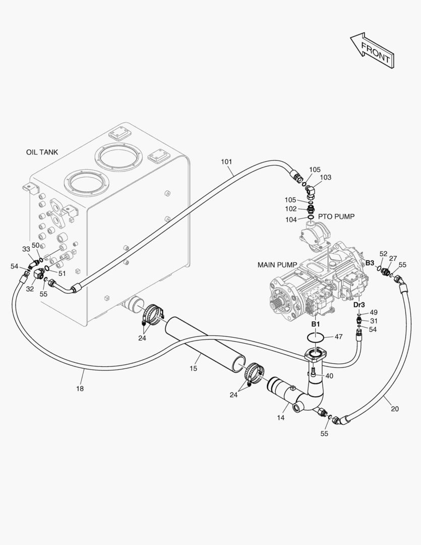 ТУБОПРОВОД МАСЛЯНОГО РАДИАТОРА(1)