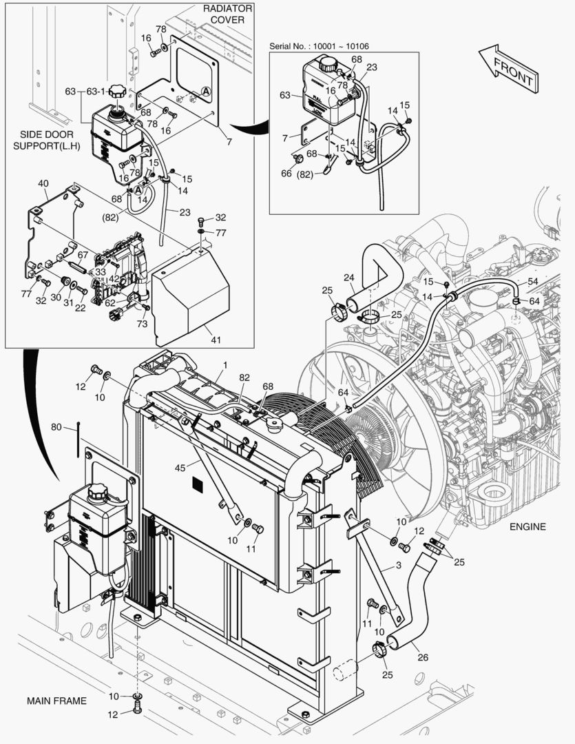ОПОРТНЫЙ УЗЕЛ РАДИАТОРА