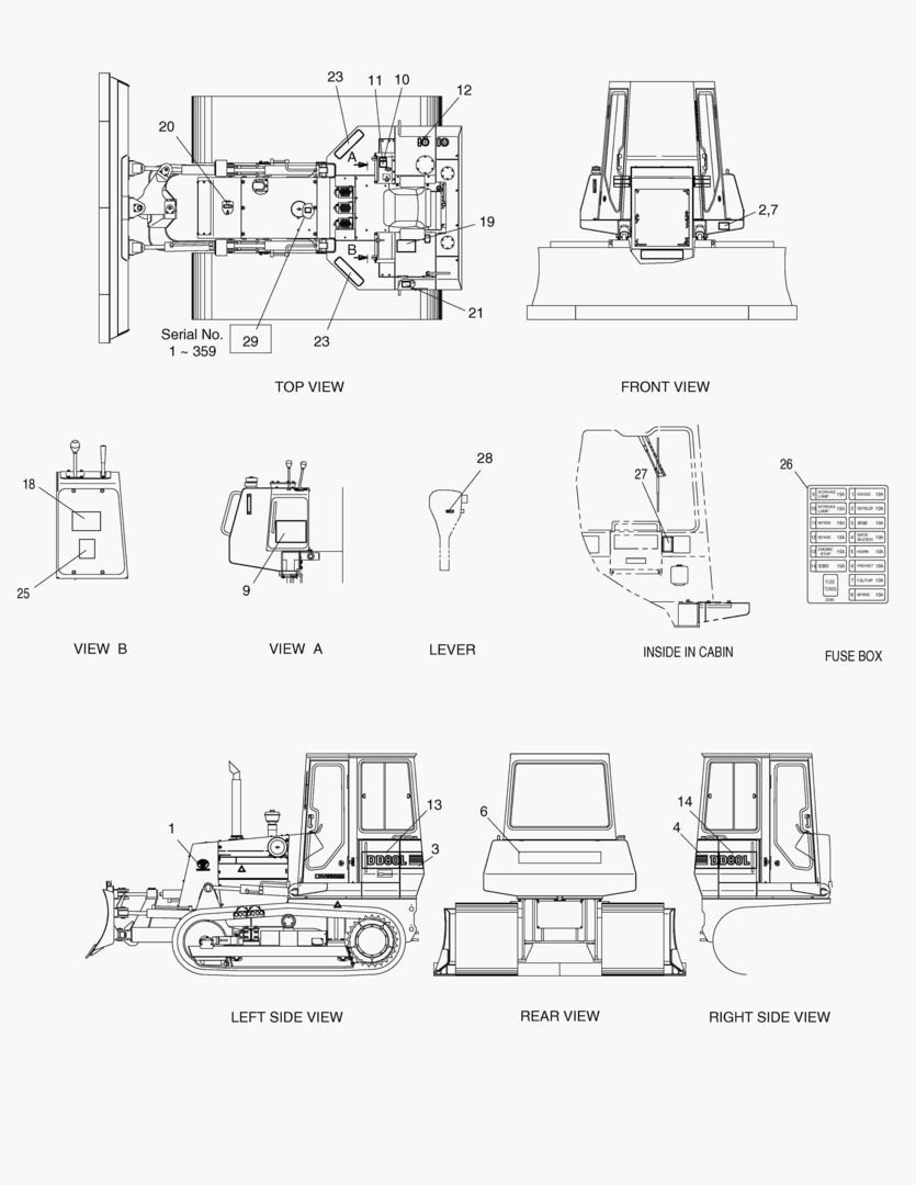 ЗАВОДСКАЯ ТАБЛИЧКА-АНГЛИЙСКАЯ(ТИП КАБИНЫ)