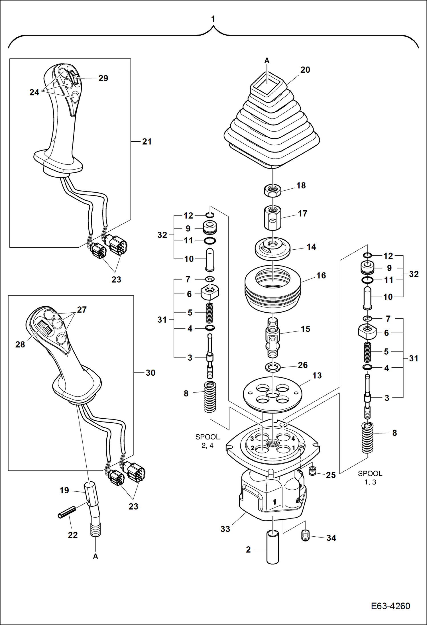 Спецтехника КЛАПАНЫ ДЖОЙСТИКА - главное фото