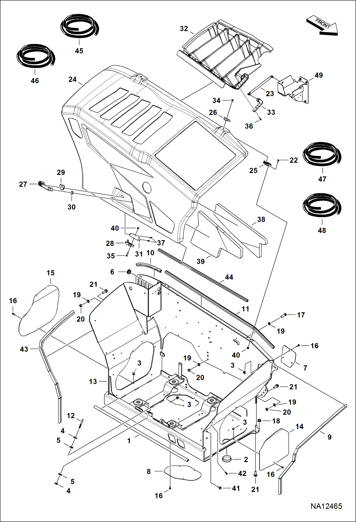 СЕКЦИЯ ДВИГАТЕЛЯ И КАПОТ