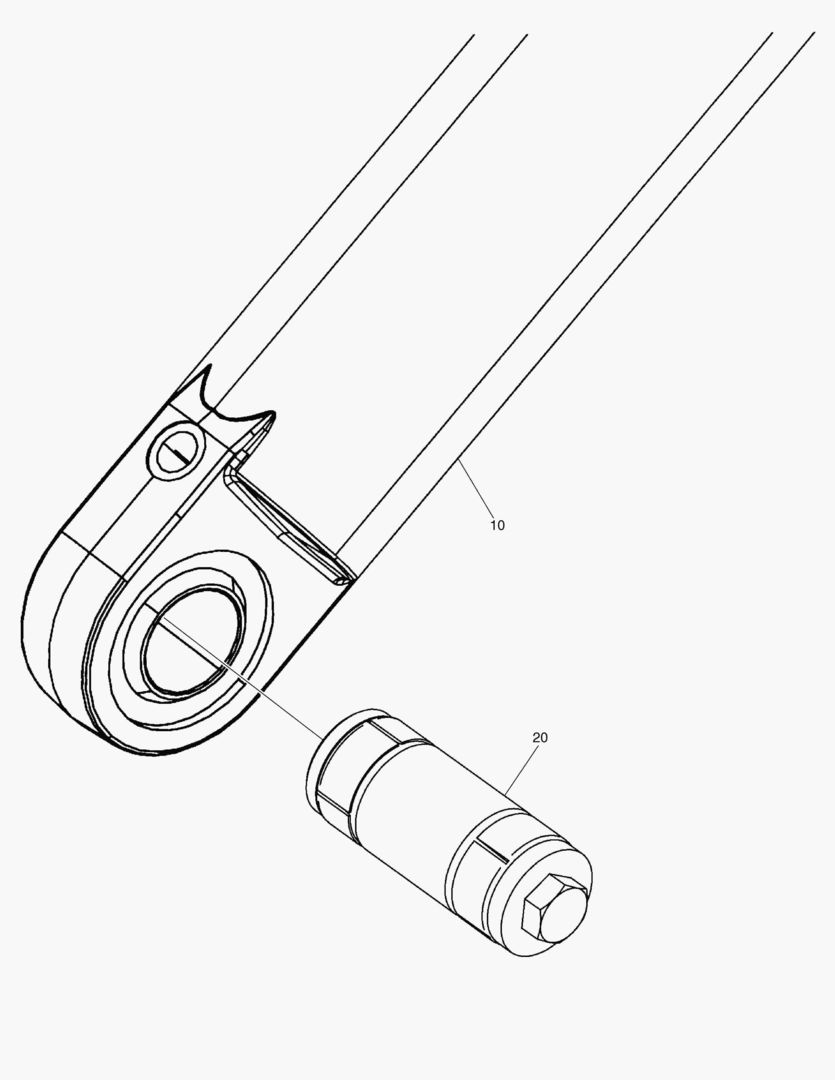 G440-10 TILTING CYLINDER MOUNTING