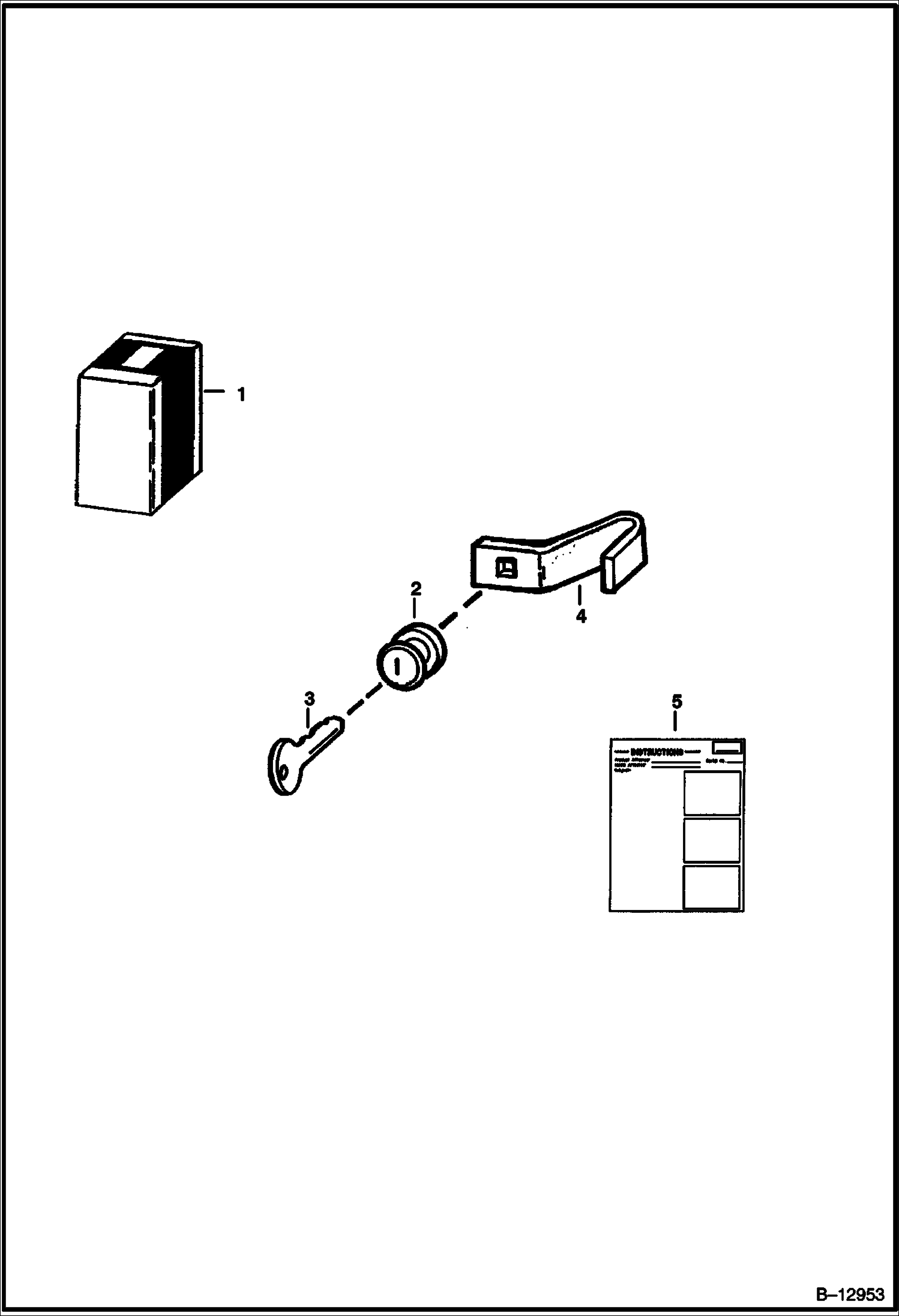 ЗАМОК ЗАДНЕЙ ДВЕРИ