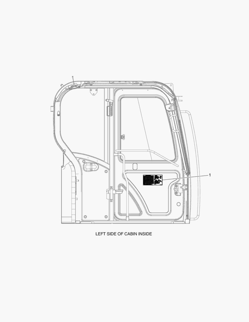 Спецтехника 5300 DECAL - LUBRICATION(EXPORT) [7857~]