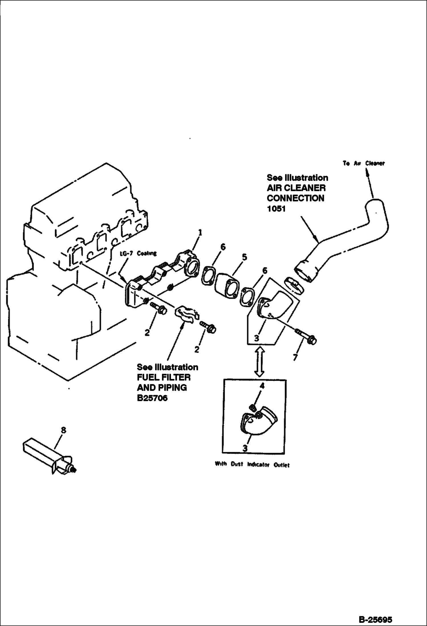 ВОЗДУХОЗАБОРНЫЙ КОЛЛЕКТОР И СОЕДИНЕНИЕ