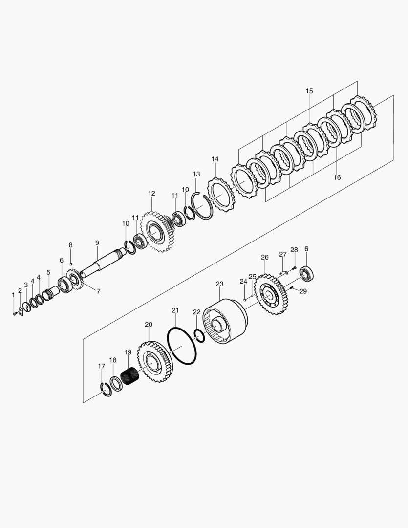 3130 MIDDLE SHAFT ASS`Y [~10480]
