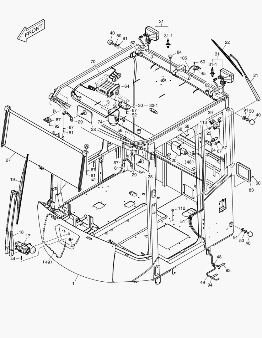 5720 CABIN(1) - BODY(WITHOUT ROOF) [10214~10223]