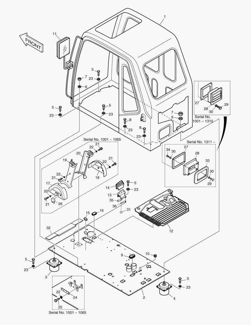КАБИНА В СБОРЕ