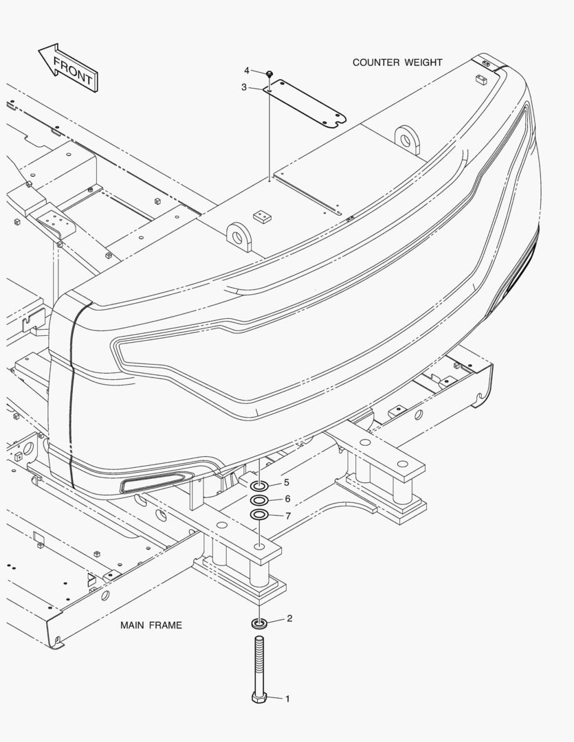 УСТАНОВКА ПРОТИВОВЕСА