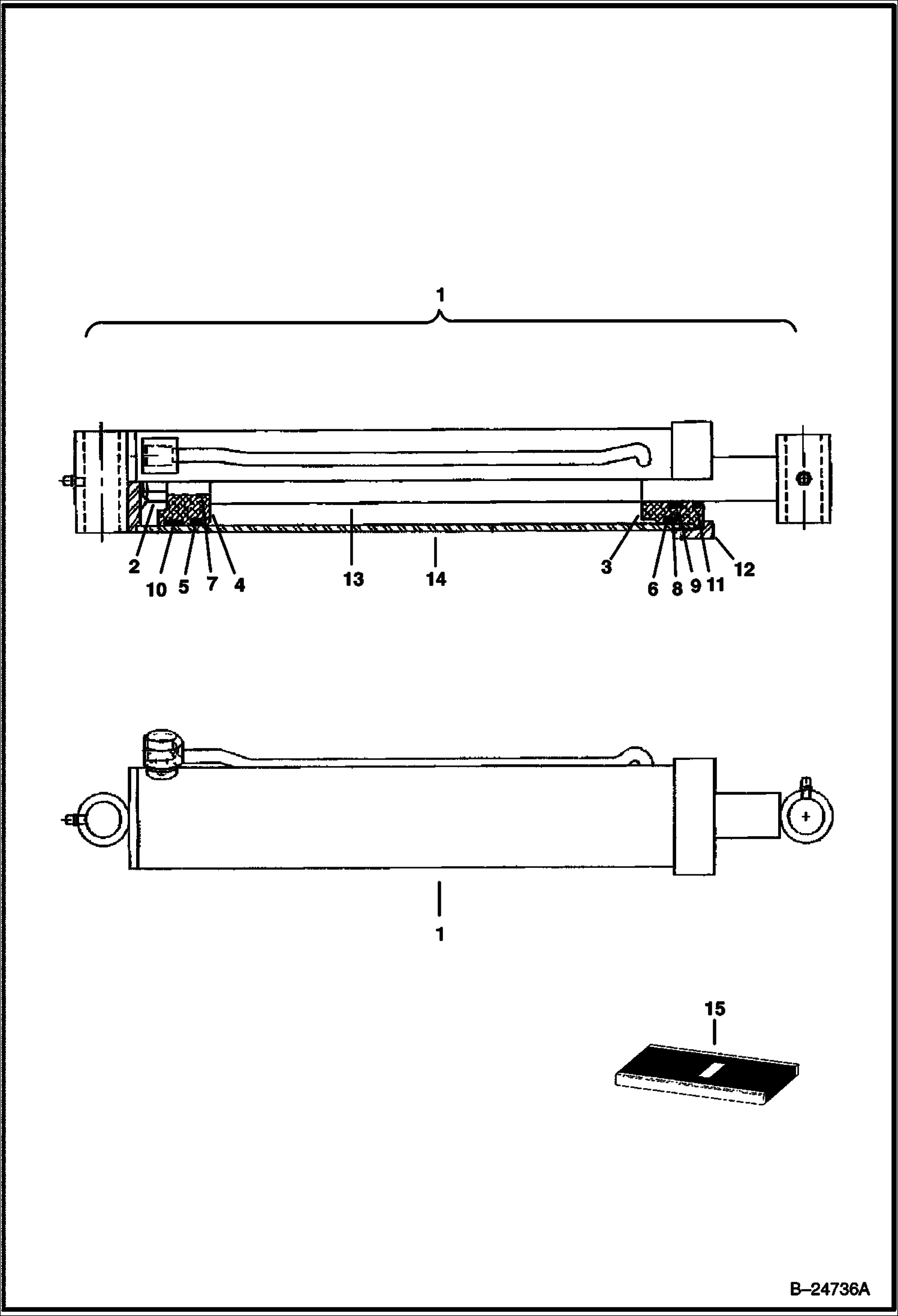 ЭКСКАВАТОР-ПОГРУЗЧИК (ЦИЛИНДР КОВША) (406 6310 И ВЫШЕ) (506 6311 И ВЫШЕ)