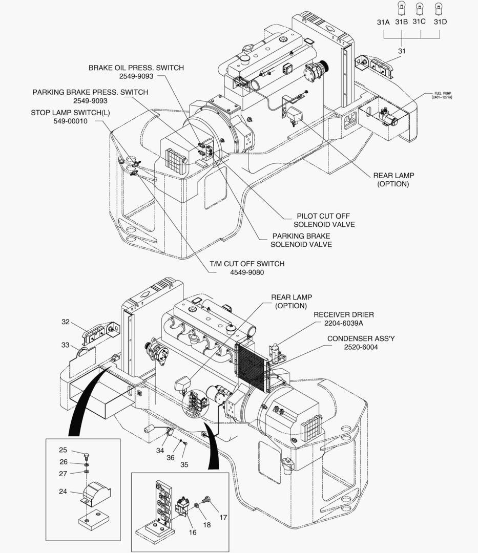 ЭЛЕКТРИЧЕСКИЕ ЗАПЧАСТИ(7)-СОПРЯЖЕННЫЕ ДЕТАЛИ