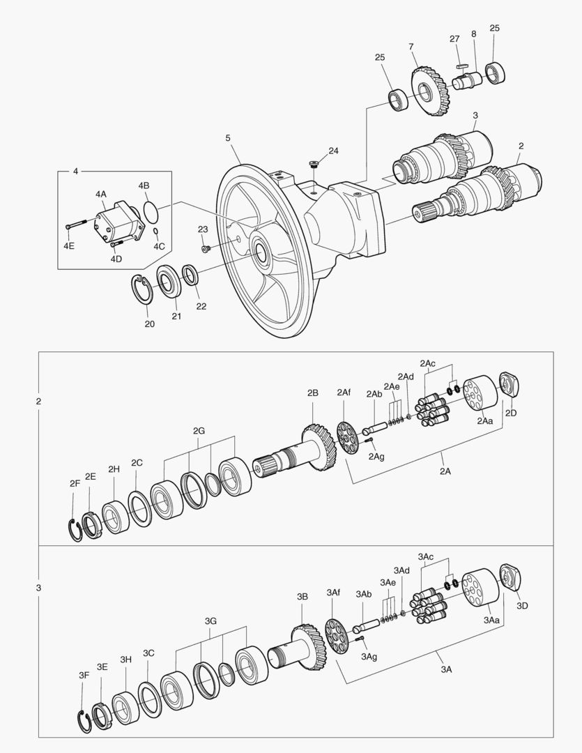 ОСНОВНОЙ НАСОС - РОТОР В СБОРЕ