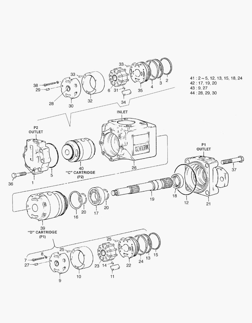 Спецтехника 3410 STEER & PILOT PUMP - главное фото