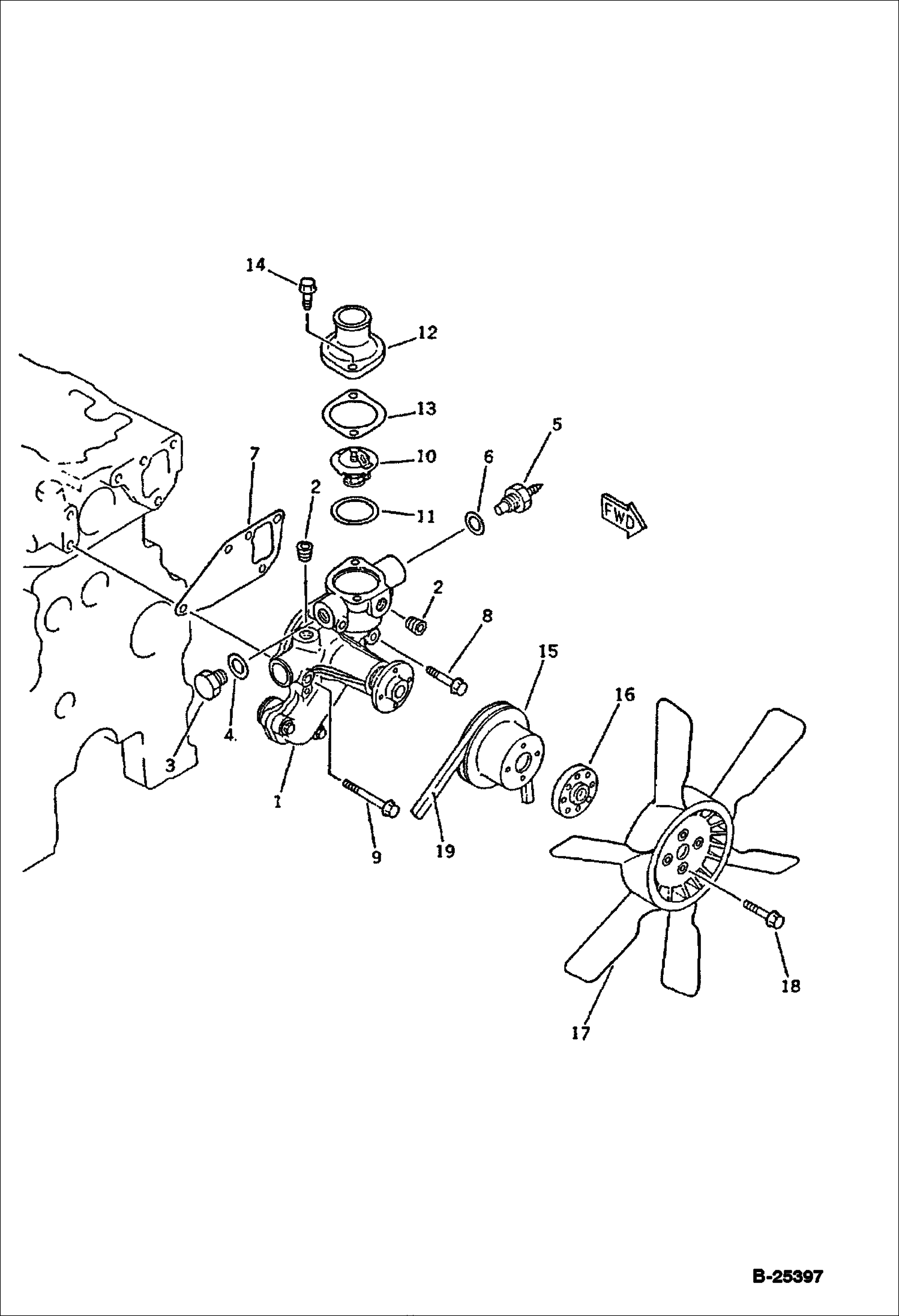 ВОДЯНАЯ ПОМПА И ВЕНТИЛЯТОР ОХЛАЖДЕНИЯ