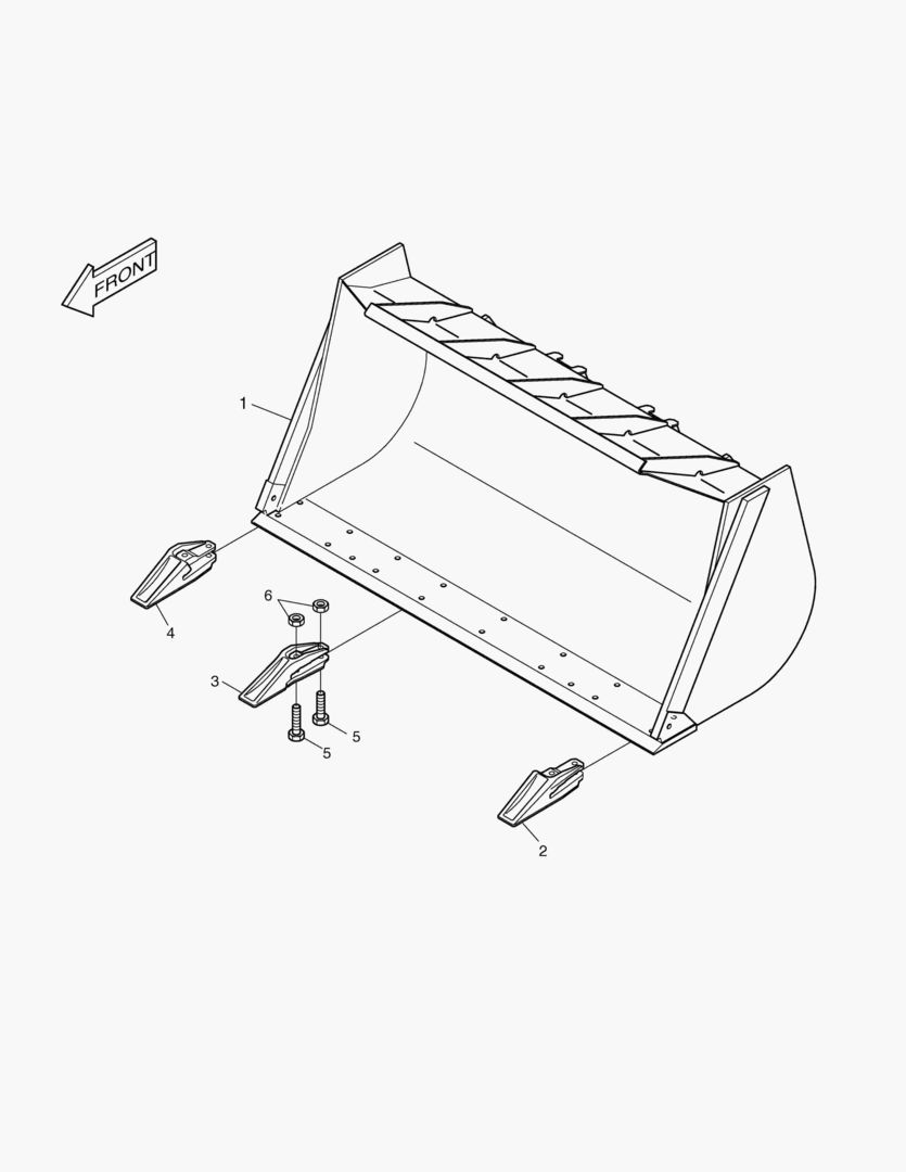 2140 BUCKET-1.9гЋҐ-TOOTH(OPT.)