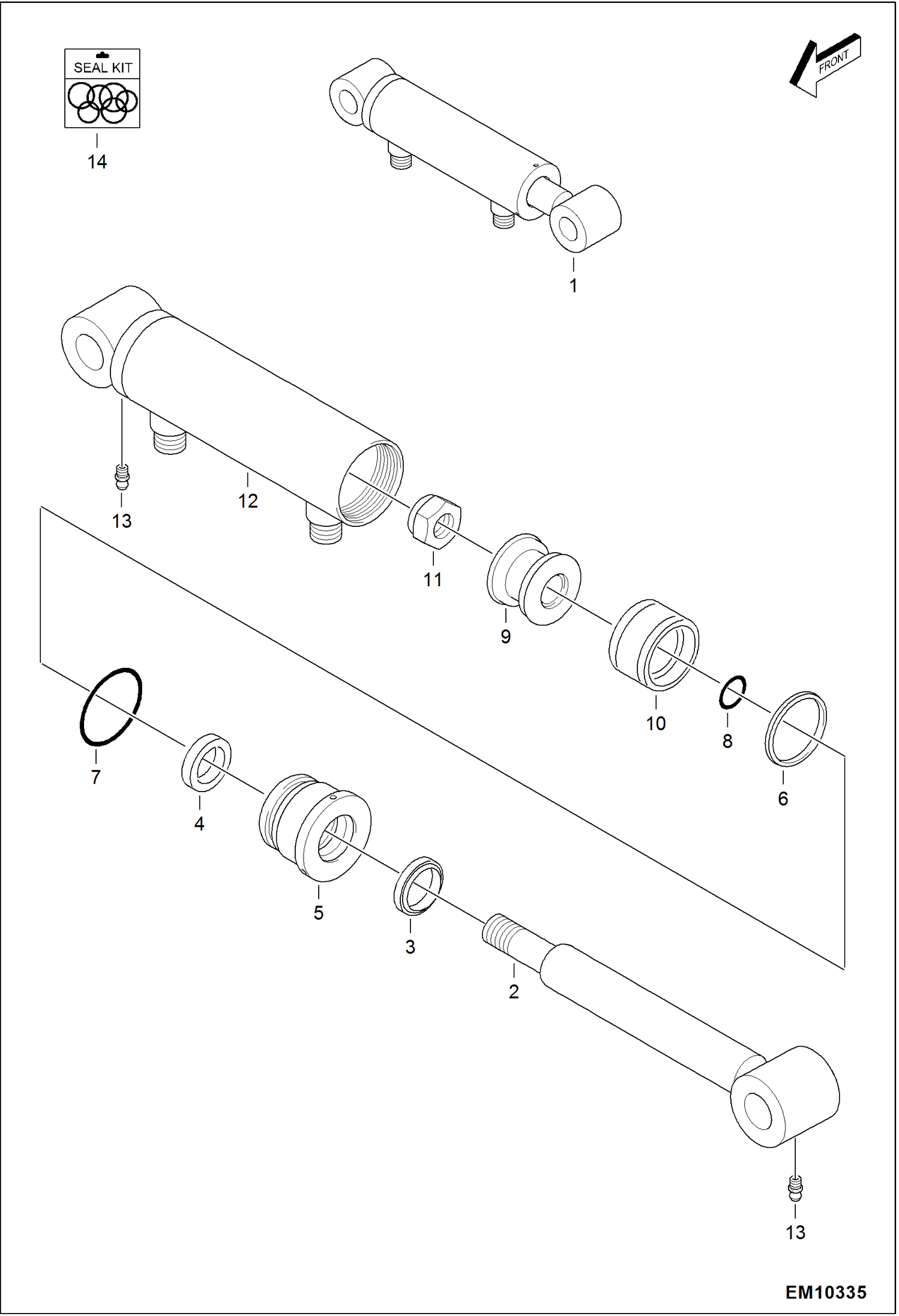 ПЛАНИРОВЩИК (ЦИЛИНДР) (НАКЛОН) (СЕРИЙНЫЙ НОМЕР AZTD00101 И ВЫШЕ, AZTG00101 И ВЫШЕ)