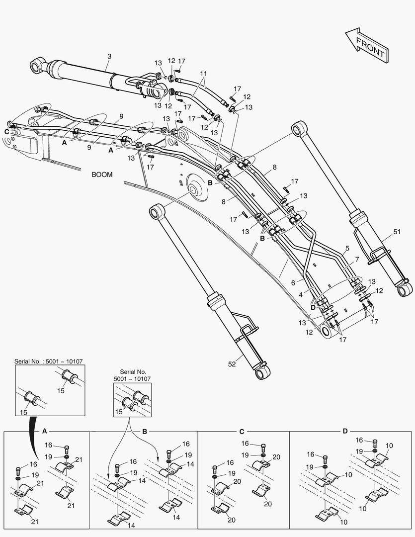 ГИДРОСИСТЕМА СТРЕЛЫ - СТРЕЛА 6.3 м