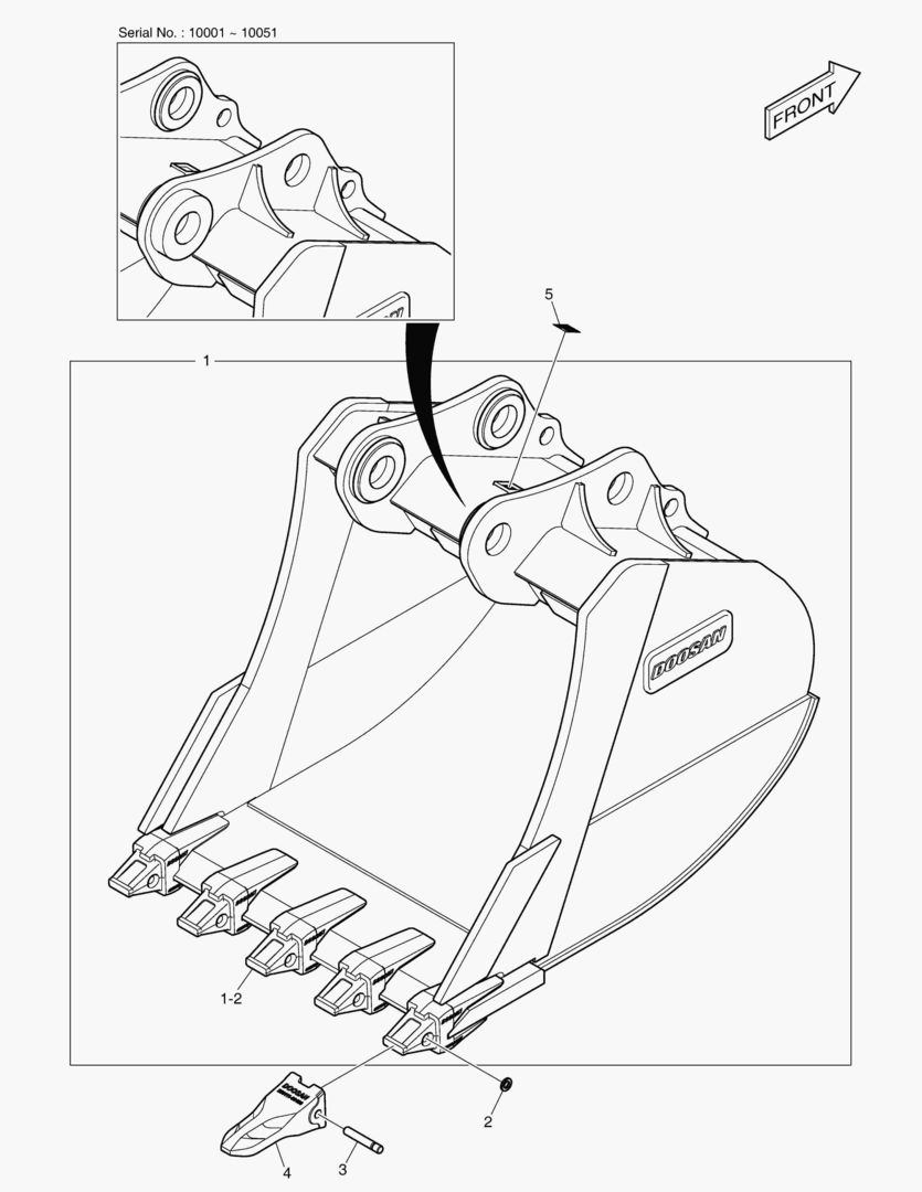 7110 BUCKET ASS`Y - 1.77mВі - S CLASS